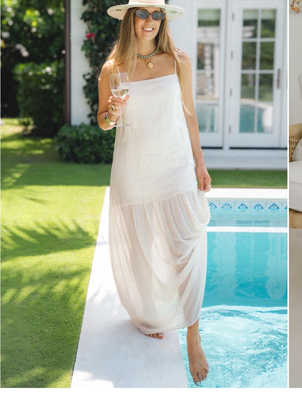 NWT Few Moda Mally Linen Chiffon Ali Sisto Daniel Dress Small